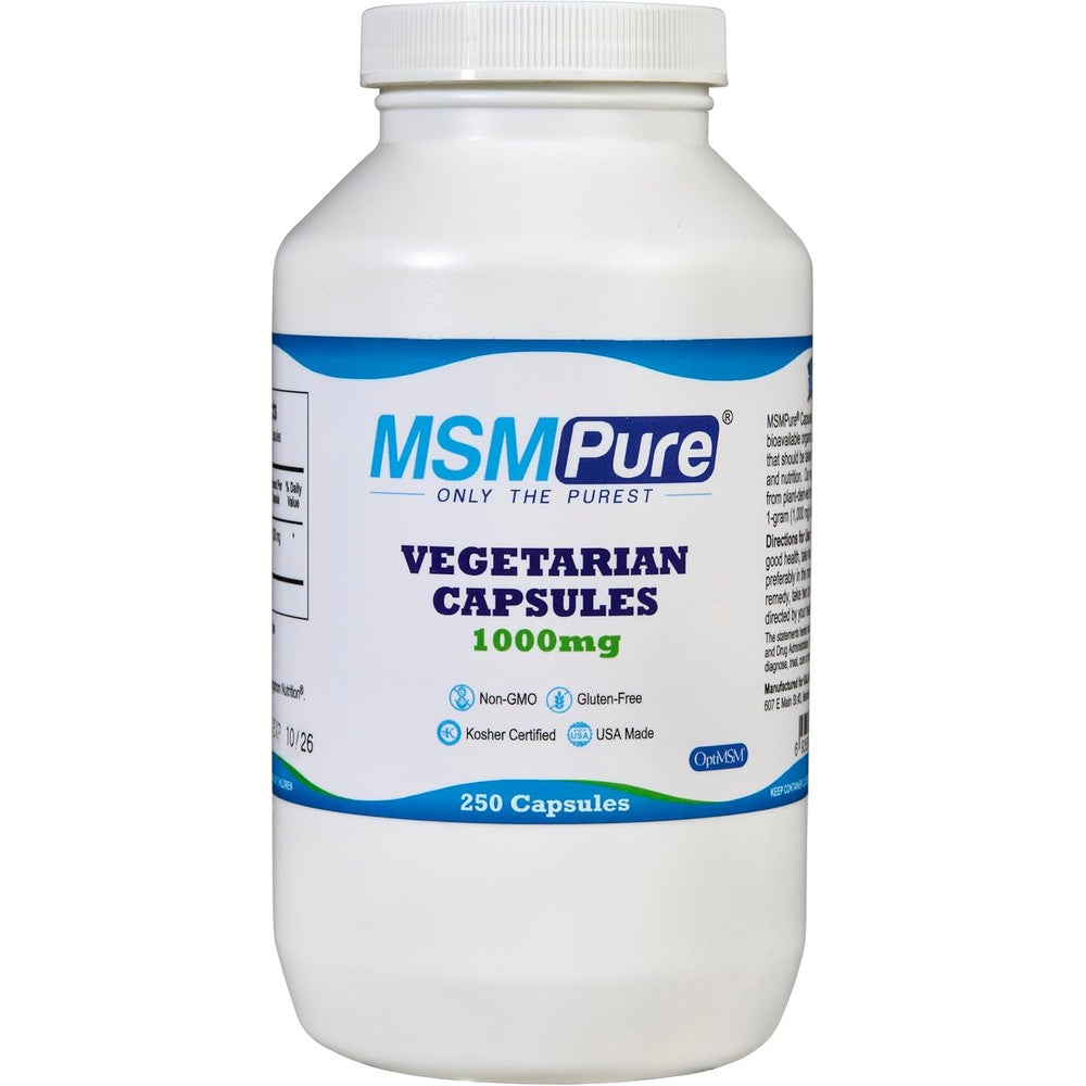 Kala Health MSMPure joint health capsules front view bottle