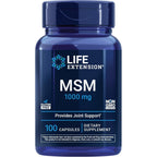 Life Extension methylsulfonylmethane supplement bottle front view