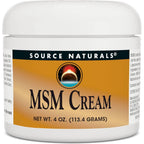 Source Naturals MSM cream front view of jar