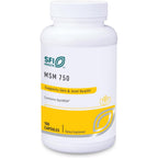 Sfi Health MSM 750 vegetarian capsules front bottle view