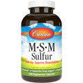 Carlson MSM Sulfur 1000mg 300 Capsules front bottle view