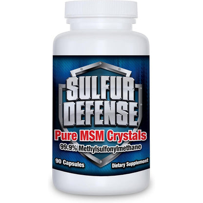 7 Lights Sulfur Defense OptiMSM 90 Capsules front view premium dietary supplement