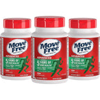 Schiff Move Free Advanced Plus MSM supplement bottles front view joint support