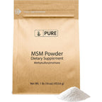 Pure Original Ingredients MSM Powder front view packaging