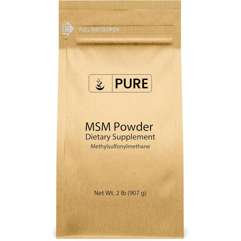 Pure Original Ingredients Methylsulfonylmethane MSM Powder front view packaging