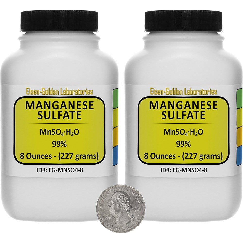 Eisen Golden Laboratories Manganese Sulfate Monohydrate two bottle set front view
