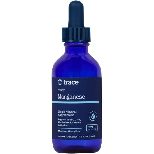 Trace Minerals Research Ionic Manganese liquid supplement front view bottle