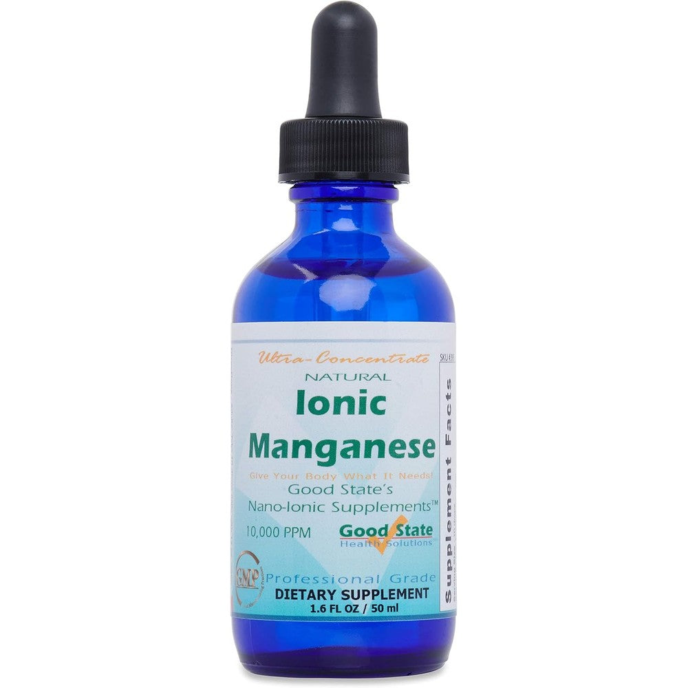 Good State Natural Ionic Manganese Liquid Concentrate 50 ml front view
