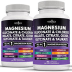 New Age magnesium and manganese complex capsules front view