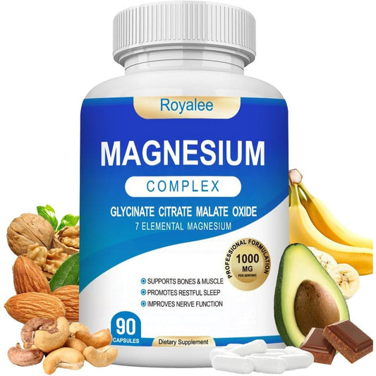 Royalee Advanced 7 Form Magnesium Complex bottle front view