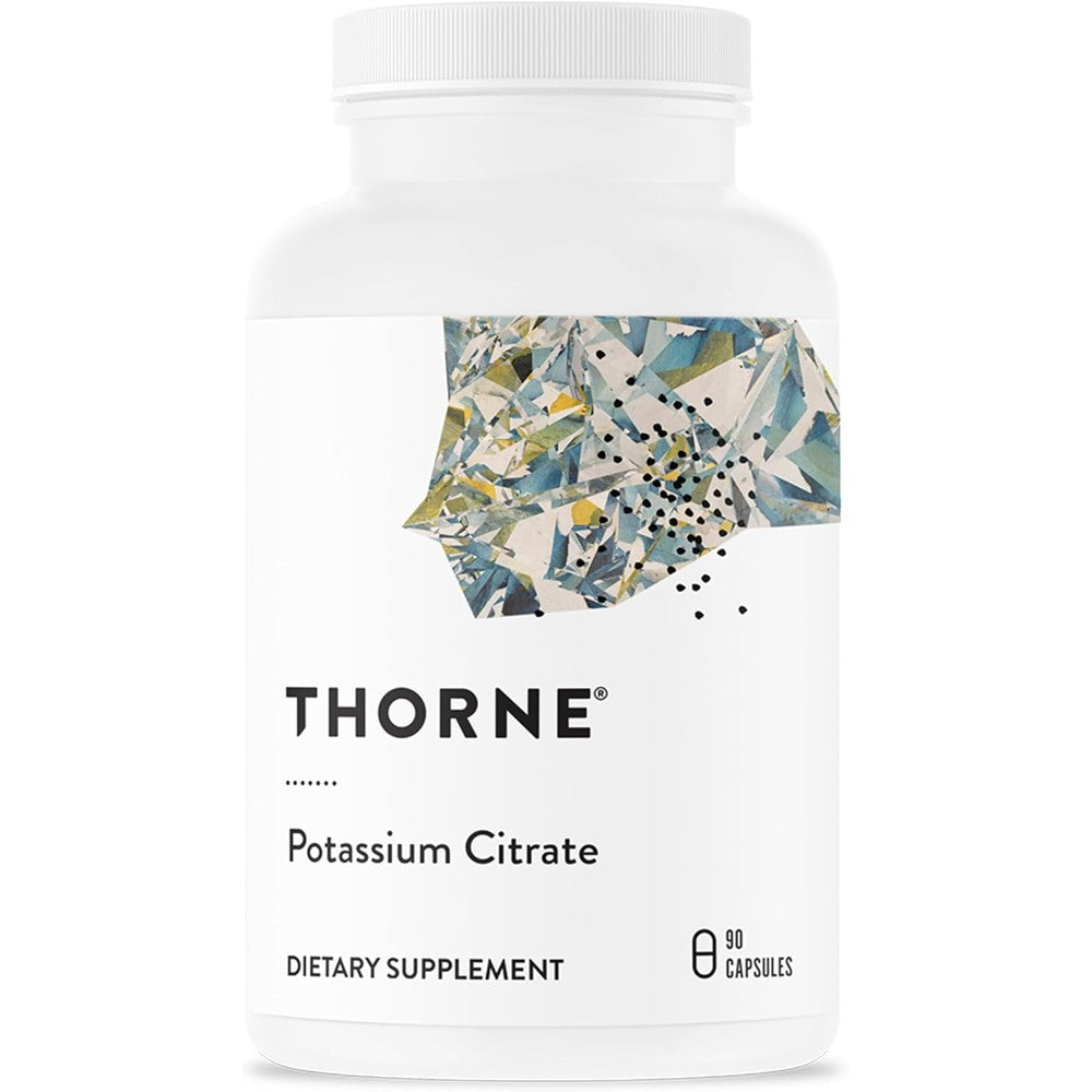 Thorne Potassium Citrate 90 capsules bottle front view