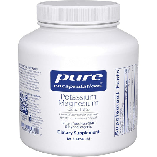 Pure Encapsulations Potassium Magnesium Aspartate bottle front view