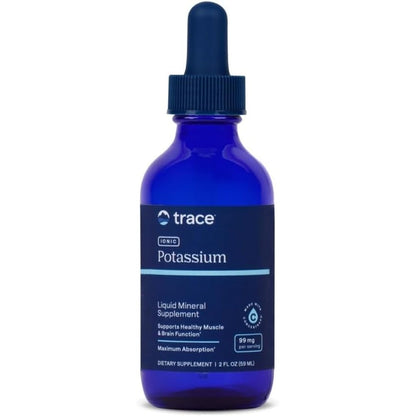 Trace Minerals Ionic Potassium 2 Fluid Ounces front bottle view
