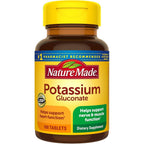 Nature Made Potassium Gluconate 550mg 100 tablets front bottle view