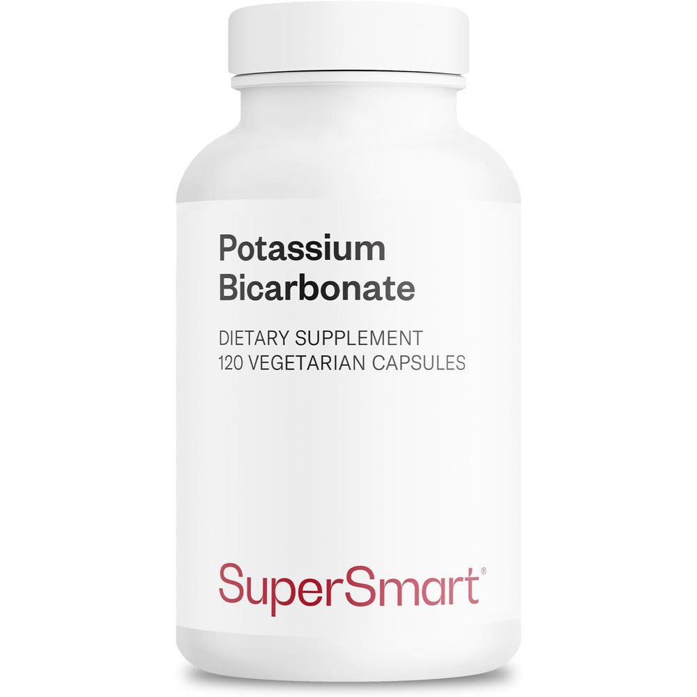Supersmart Potassium Bicarbonate 5400mg 120 Capsules front view