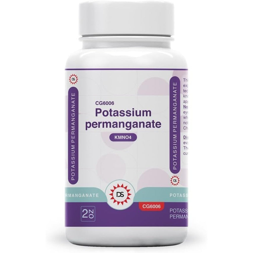 Dawn Scientific Potassium Permanganate Reagent Grade Powder front view jar