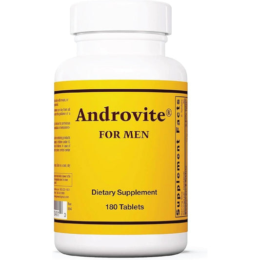 Optimox Androvite for Men 180 tablets front view premium imported multivitamin
