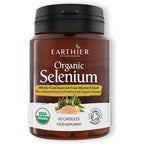 Earthier Organic Selenium 60 Capsules front view bottle