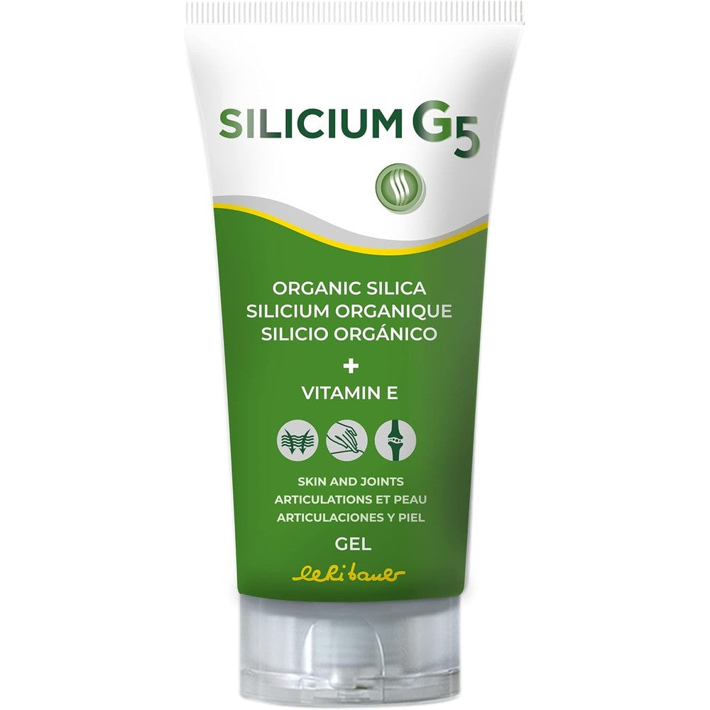 Silicium Living Silica G5 Collagen Booster Gel 150ml front tube view for joint health