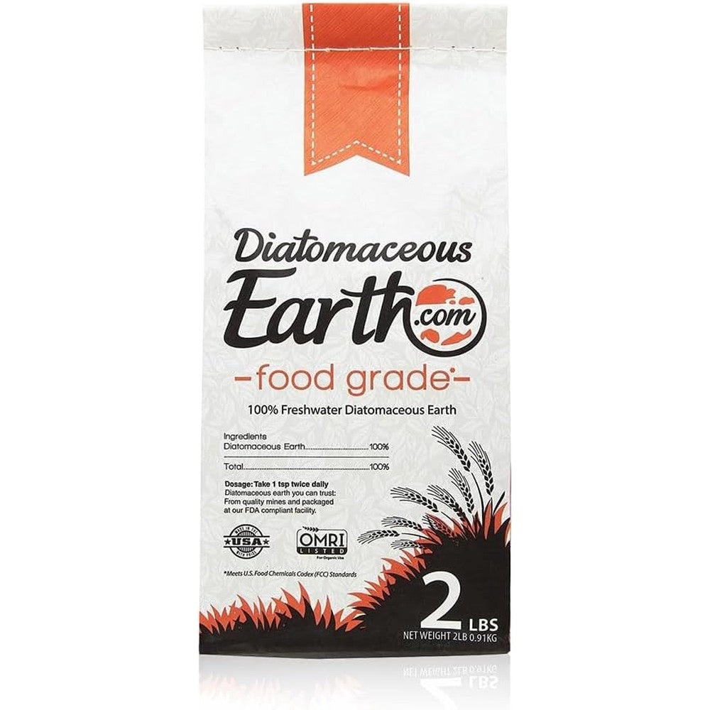 Diatomaceous Earth Food Grade 2 lb bag front view