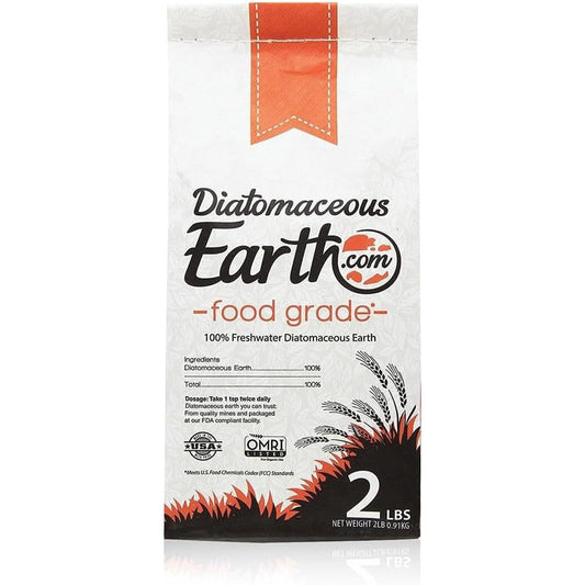 Diatomaceous Earth Food Grade 2 lb bag front view