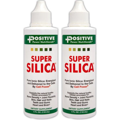 Positive Power Nutritionals Super Silica liquid concentrate bottle front view