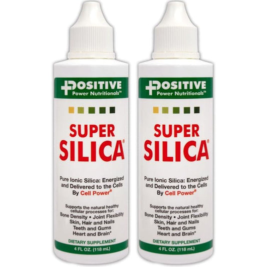 Positive Power Nutritionals Super Silica liquid concentrate bottle front view