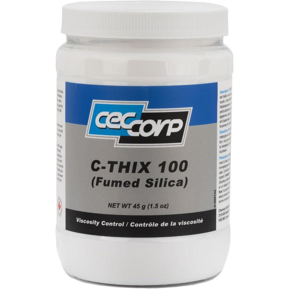 Ceccorp C-Thix 100 fumed silica powder container front view