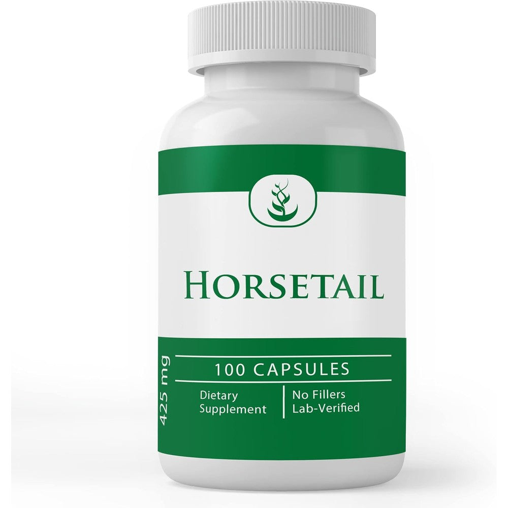 Pure Original Ingredients Horsetail Extract 100 Capsules front view
