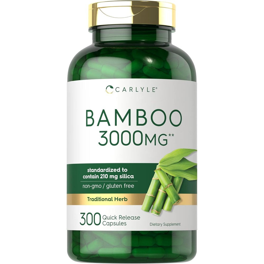 Carlyle Bamboo Extract Silica 3000mg front bottle view