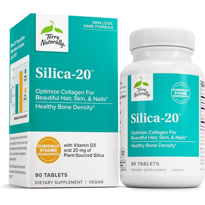 Terry Naturally Silica 20 supplement bottle front view