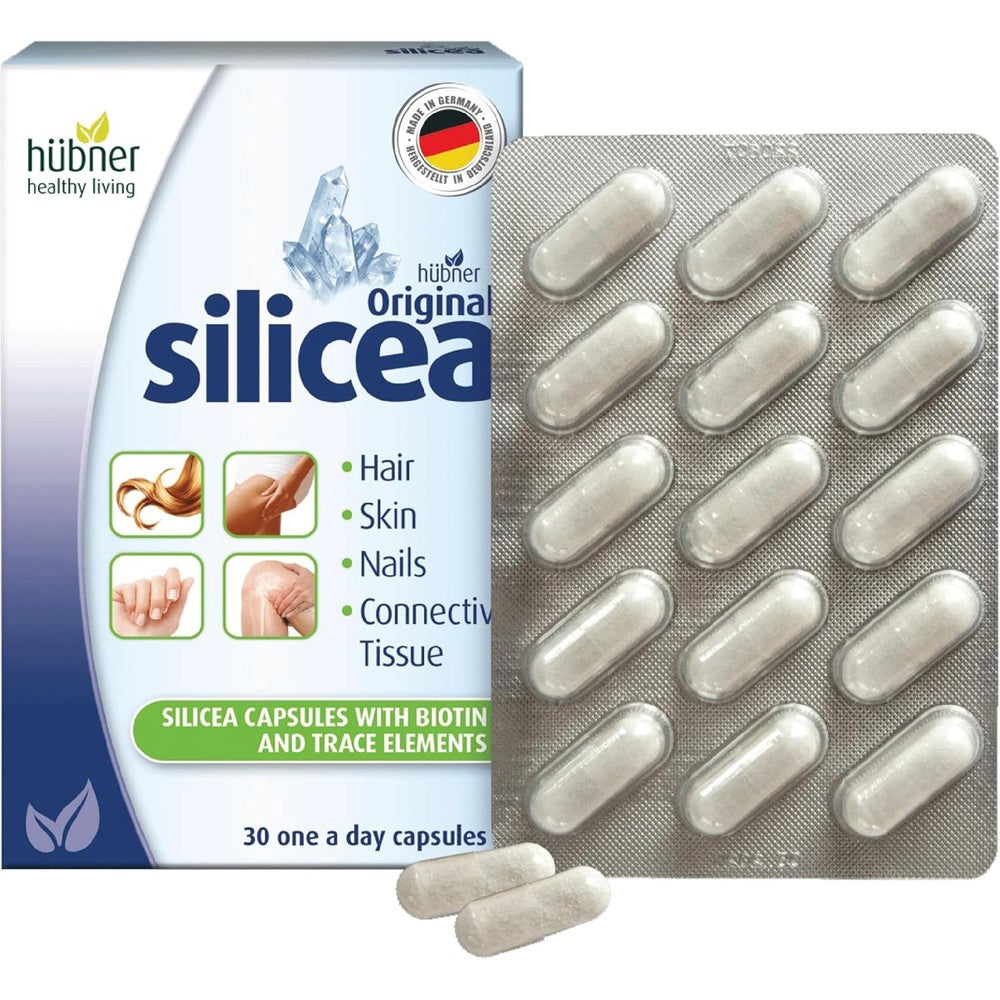 Hubner Original Silicea Gel One A Day 30 Capsules front packaging view