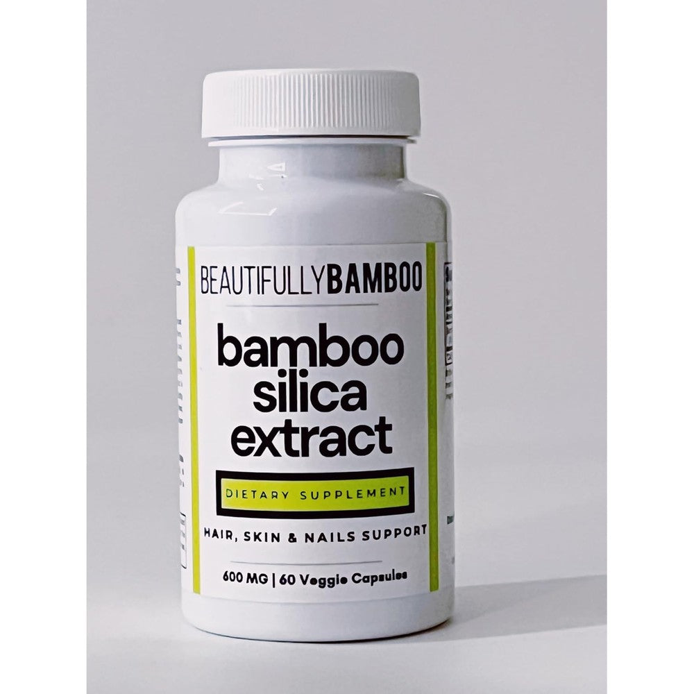 Generic Bamboo Silica Extract 60 Capsules front view
