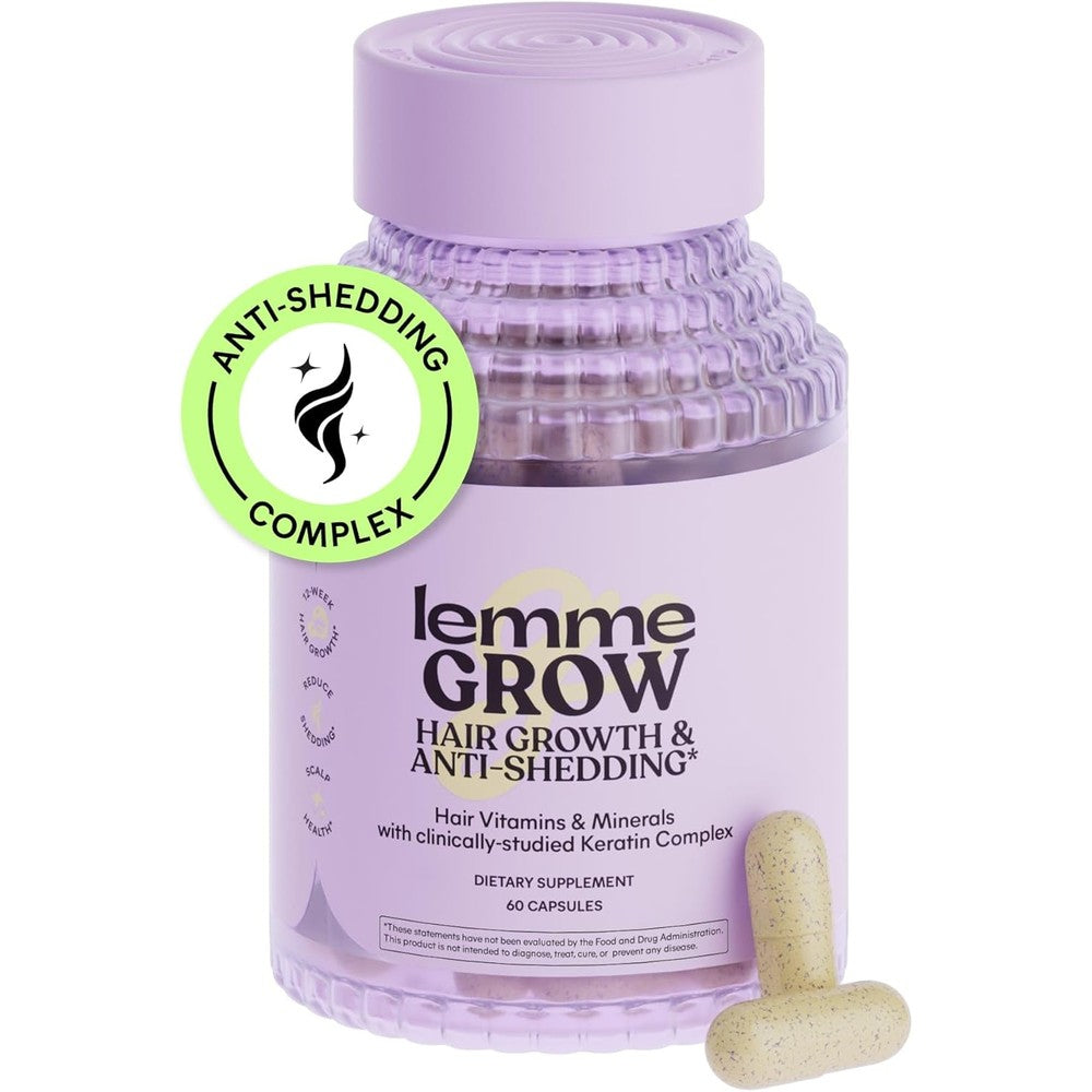 Dista USA Lemme Grow hair growth keratin capsules bottle front view