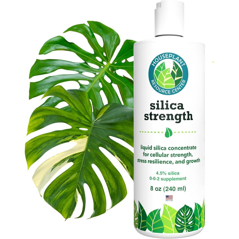 Houseplant Resource Center Silica Strength bottle front view for indoor plant growth