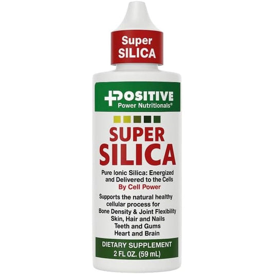 Positive Power Nutritionals Super Silica liquid mineral supplement bottle front view