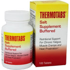 Thermotabs salt supplement front view packaging box