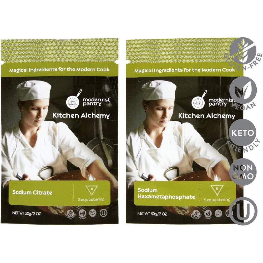 Modernist Pantry Pure Sodium Citrate and Sodium Hexametaphosphate value pack front view