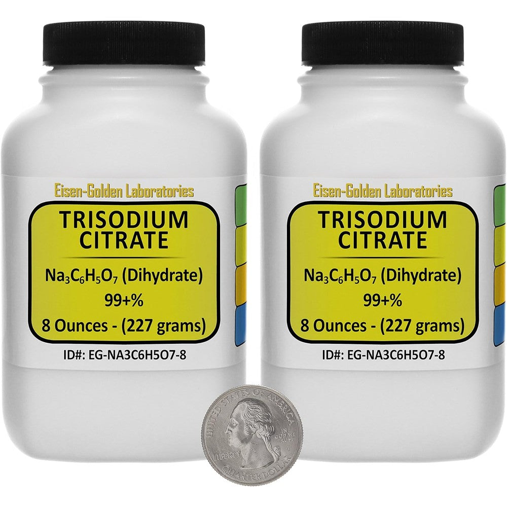 Eisen-Golden Trisodium Citrate food grade powder front view bottle for molecular gastronomy