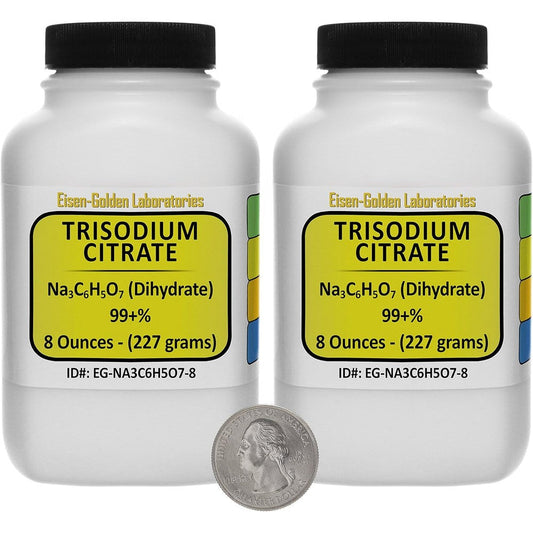 Eisen-Golden Trisodium Citrate food grade powder front view bottle for molecular gastronomy