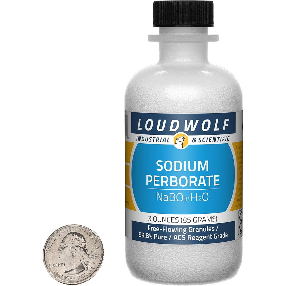 Loudwolf Sodium Perborate 3 pack front view showing chemical information label.