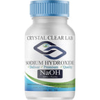 Crystal Clear Lab Sodium Hydroxide front view bottle packaging