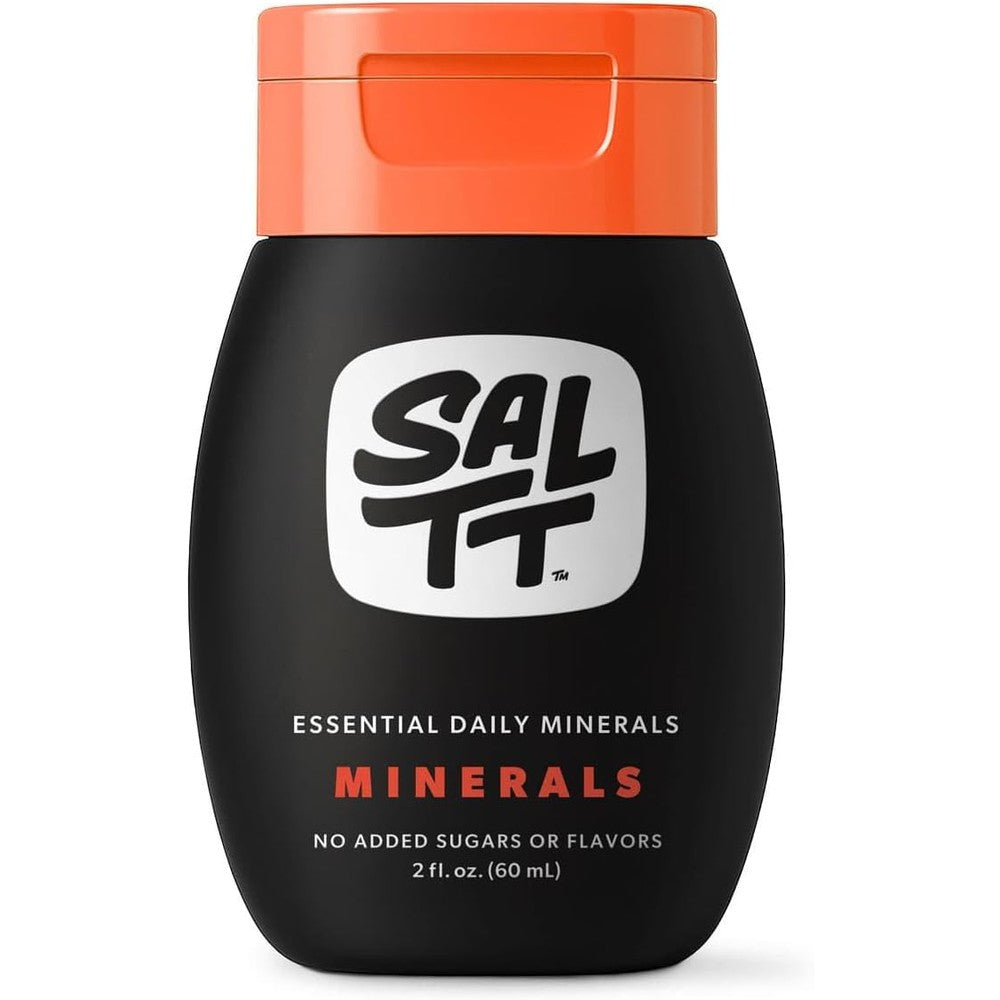 Keto Chow SALTT Minerals Trace Mineral Drops front view bottle for hydration supplement