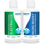 Beam Minerals Micro Boost And Electrolyze Advanced Set front view bottles