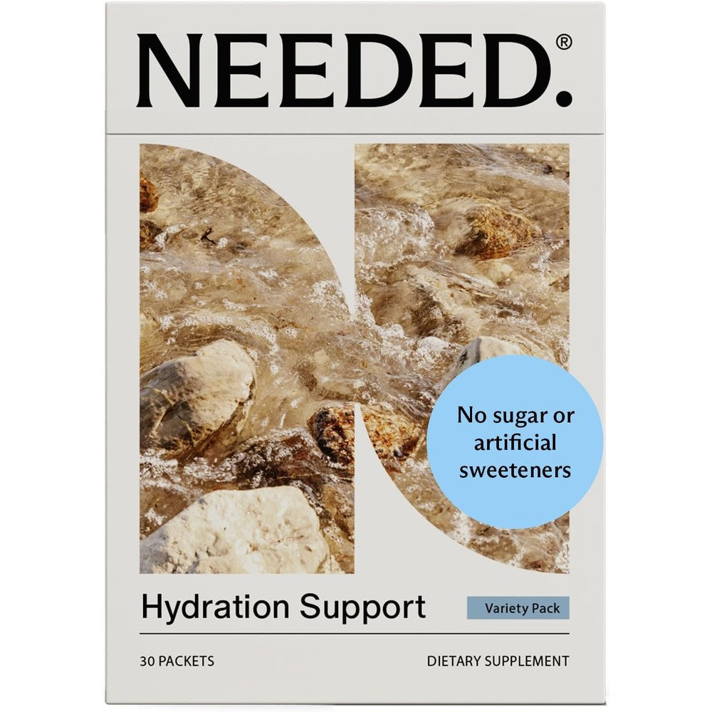 Needed Hydration Support Electrolytes and Trace Minerals Variety Pack front box view