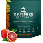 Optimize Minerals Multi Mineral Daily Formula Blood Orange front view packaging