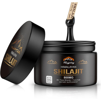 Naypiny Himalayan organic shilajit resin 800mg for energy booster and immune system support.