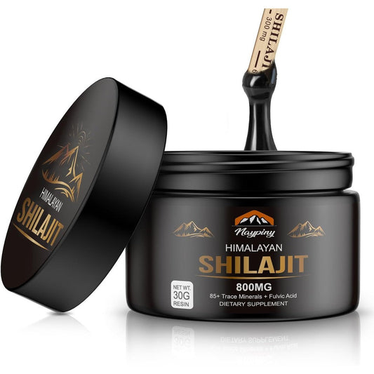 Naypiny Himalayan organic shilajit resin 800mg for energy booster and immune system support.