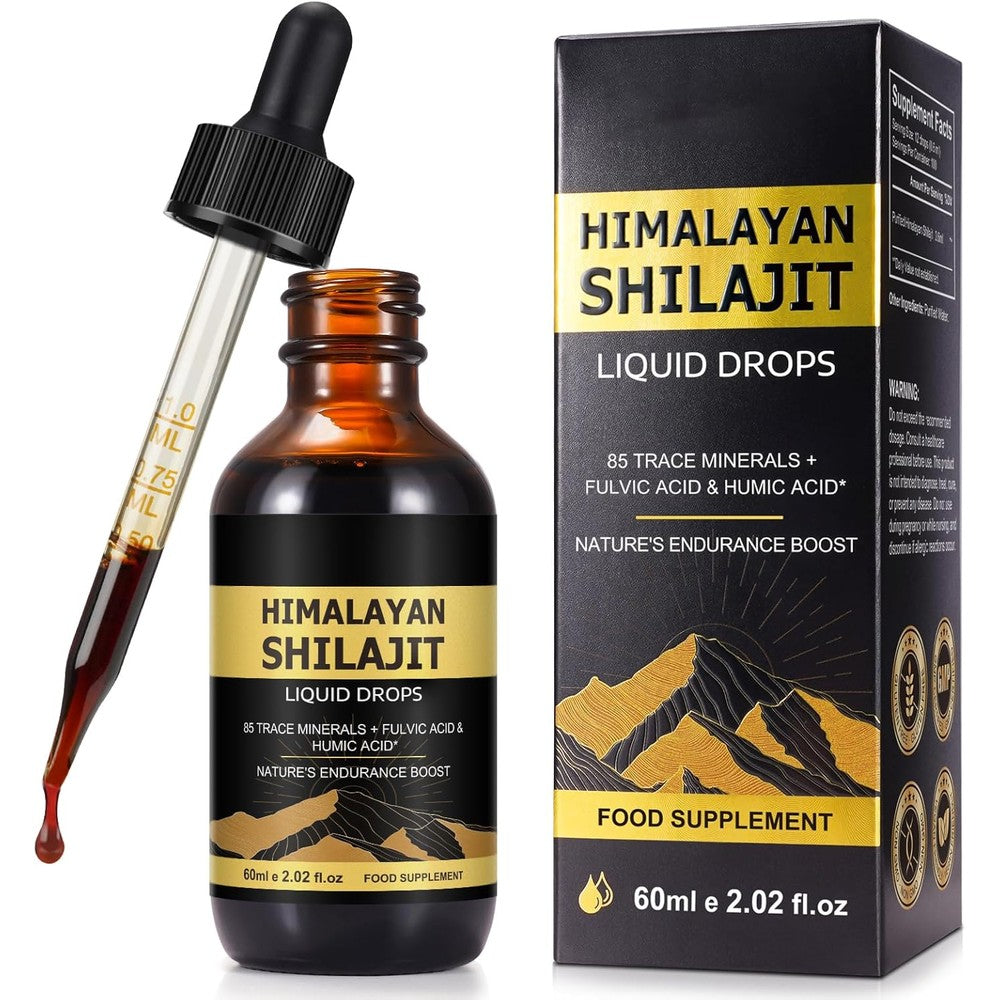 MXCZBSM Himalayan organic shilajit drops for energy booster and immune power support.
