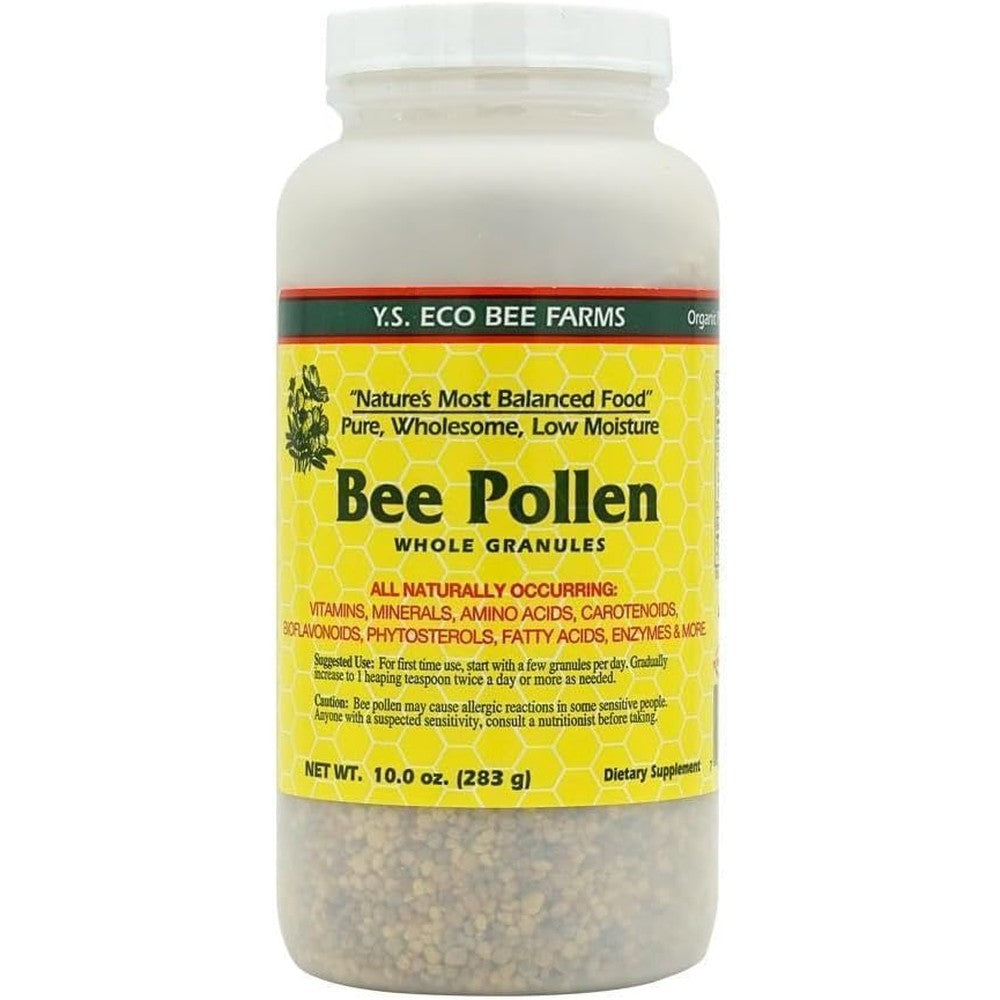 Y.S. Eco Bee Farms Bee Pollen front view bottle supplement